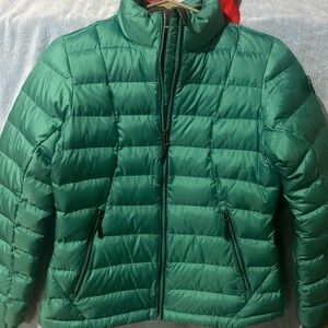 Reebok Women’s Lightweight Teal/Green Puffer Jacket